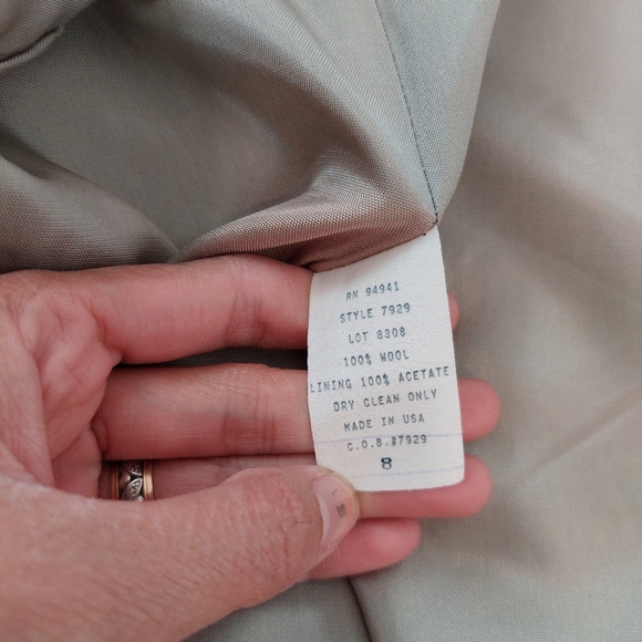 Vintage Herman Geist‎ Wool Blazer Size 8 - Picture 9 of 9